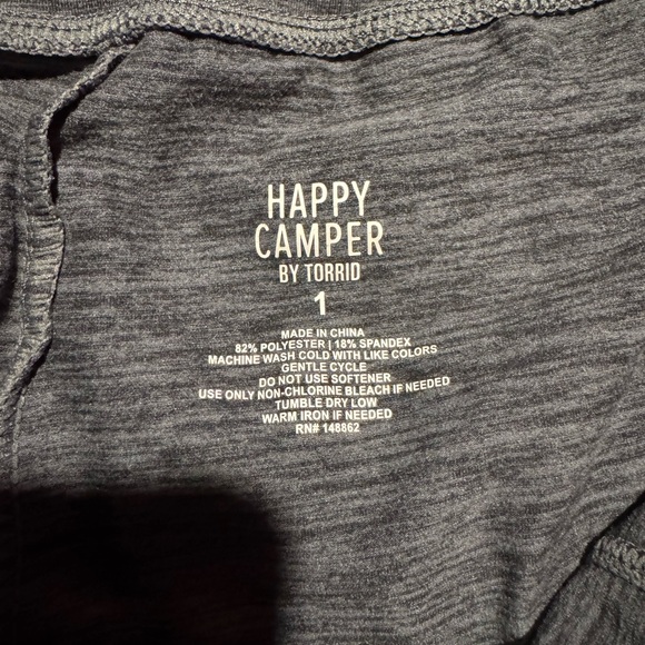 Torrid Happy Camper Charcoal Lounge Pants - Picture 3 of 3